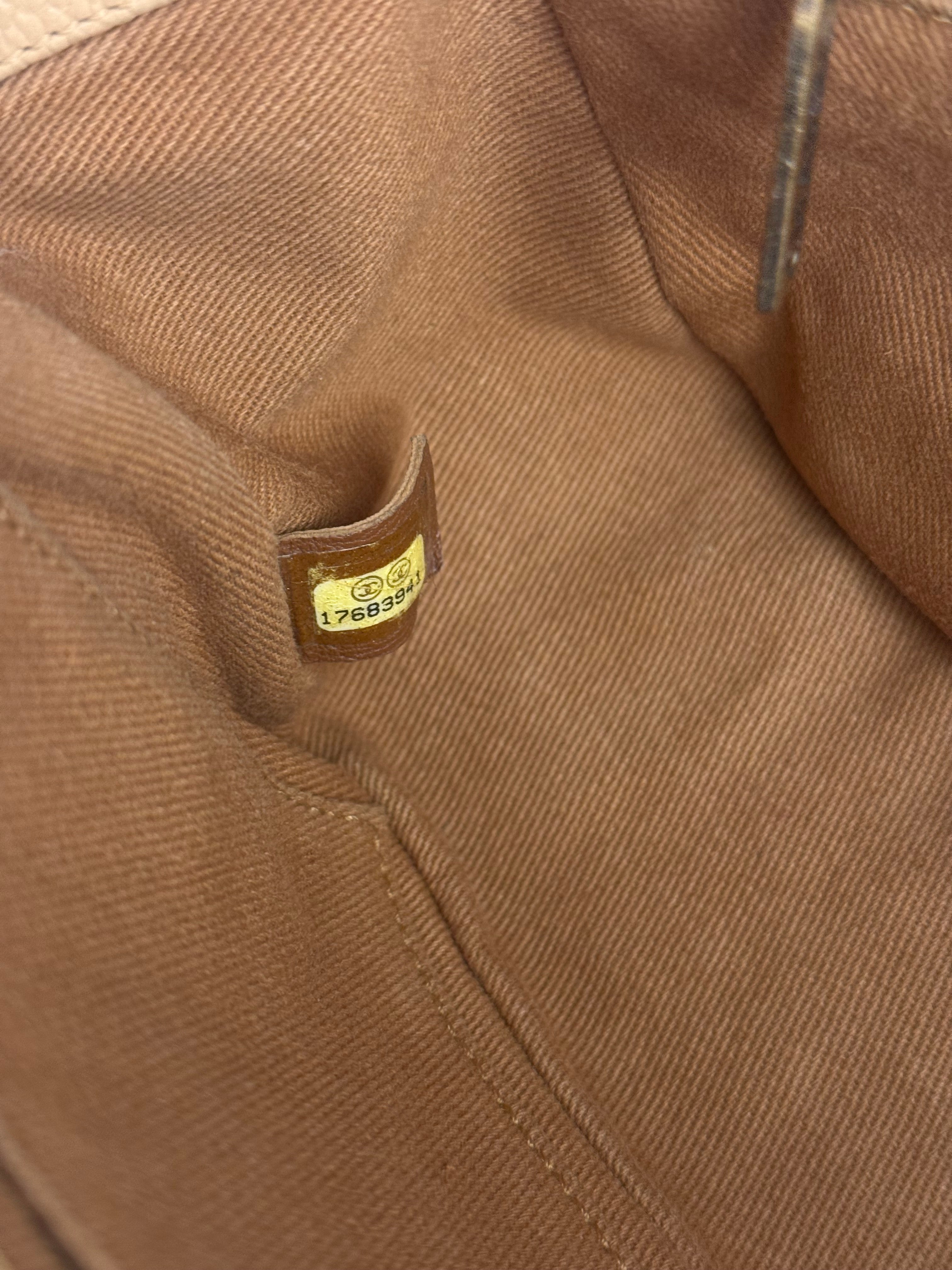 Chanel 2012 Diamond Chain Beige Single Flap