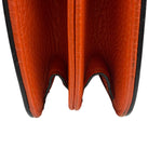 Gucci Orange Leather Small Dollar Interlocking G Shoulder Bag