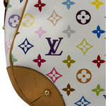 Louis Vuitton White Murakami Greta Hobo Shoulder Bag