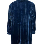 Vintage Dark Blue Mink Mid Length Fur Coat
