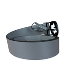 Gucci Grey Belt Black GG