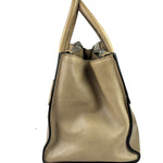Prada Beige Glace Calf Twin Tote