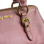 Miu Miu Pink Leather Two-Way Bag