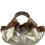 Loewe Gold/Bronze Leather Nappa Aire Handbag