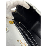 Chanel Black/White Leather Shoulder/Tote Bag 2017