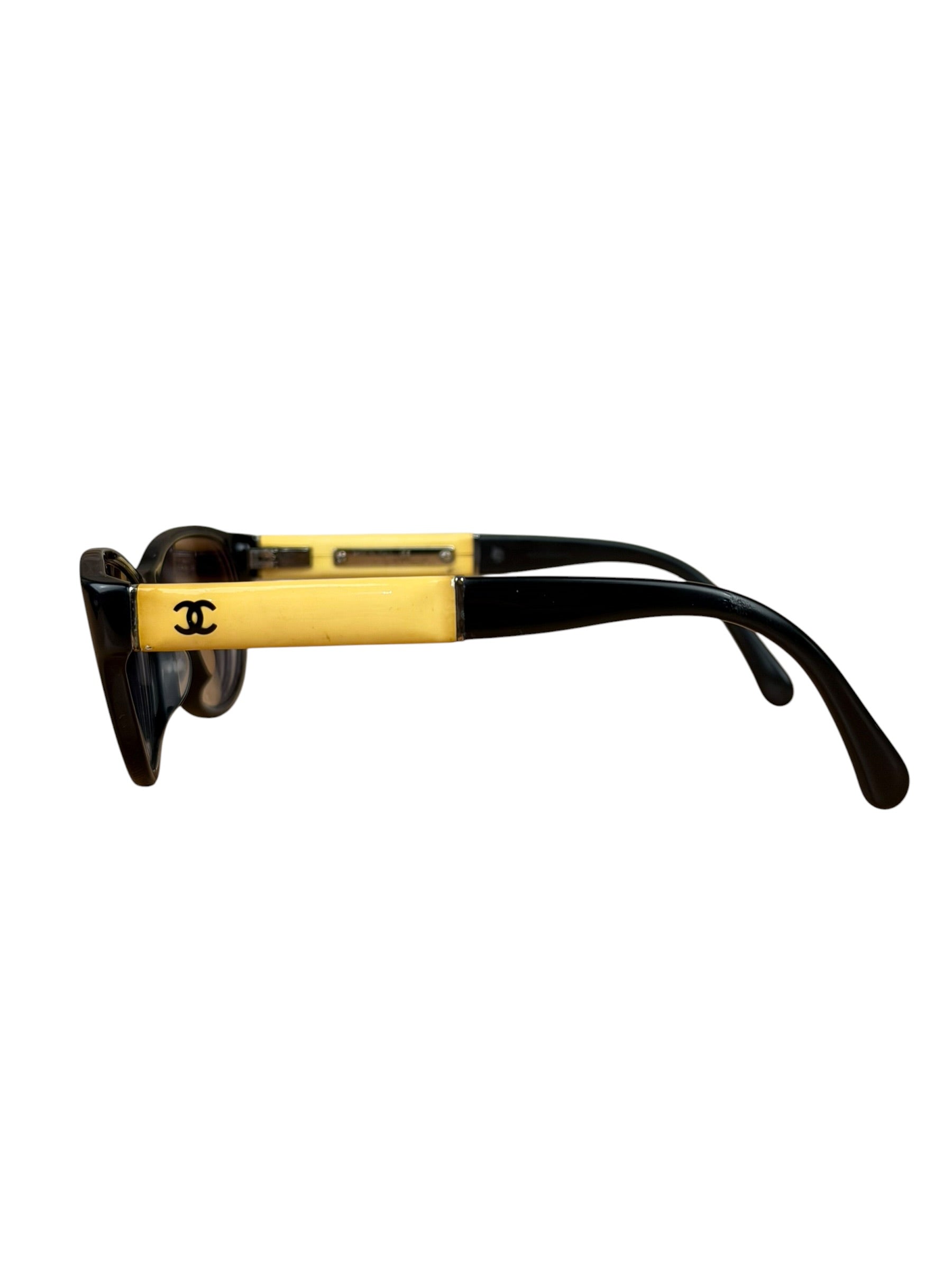 Chanel Dual-Tone Cat-Eye Sunglasses RX