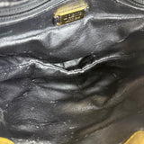 Loewe Gold Leather Anagram Shoulder Bag