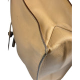 Gucci Beige Leather Balthus Drawstring Tote Bag