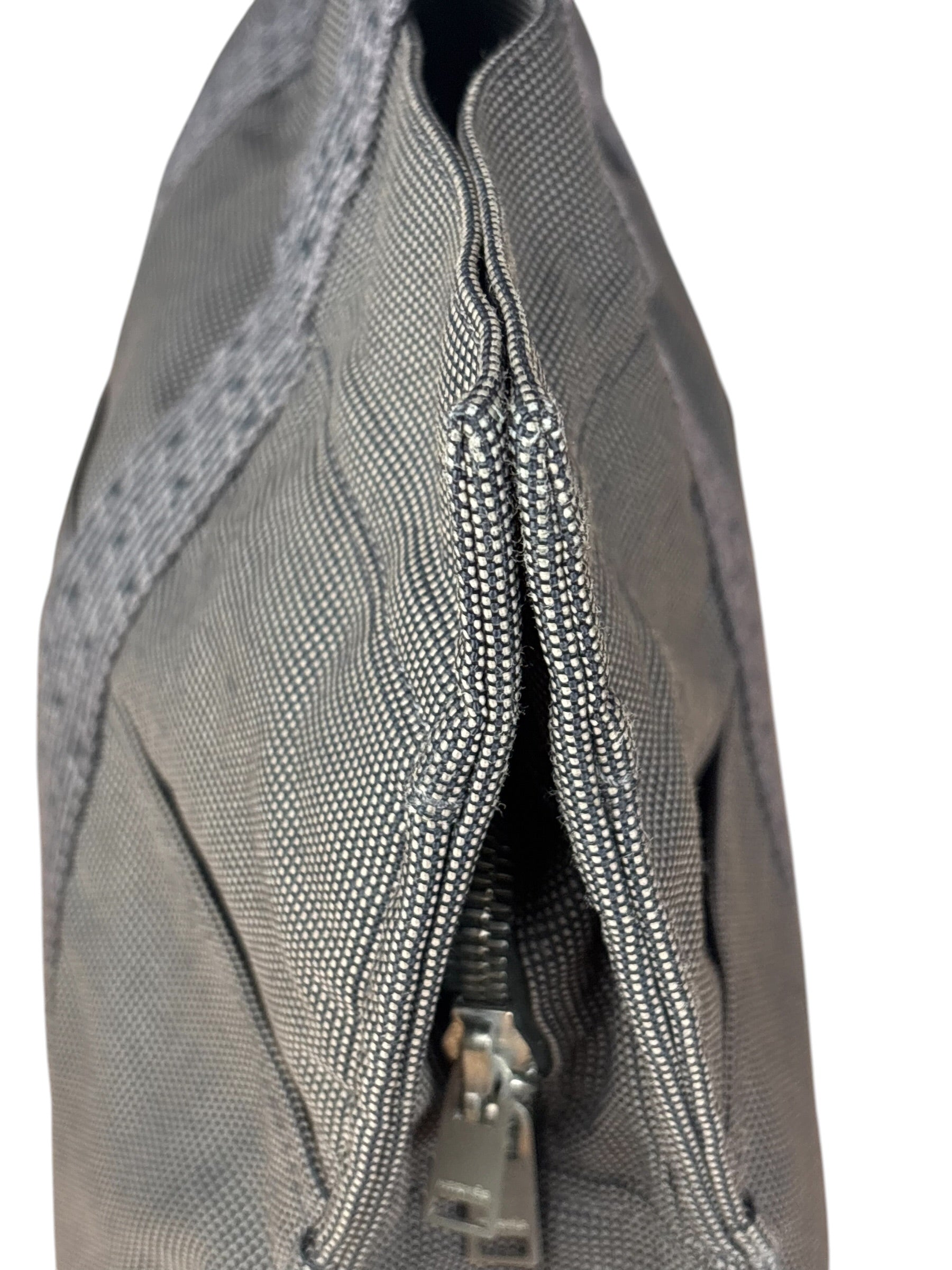 Hermes Grey Canvas Herline Tote Bag