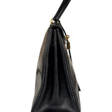 Hermes Black Box Leather Kelly 32 Handbag 1979