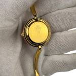 Gucci Vintage Gold-Toned Bangle Interchangeable Bezel Rings Watch