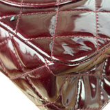 Chanel Burgundy Quilted Patent Leather 2.55 Reissue 227 Large Double Flap Bag 2011