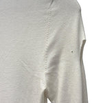 Prada White Cutout Mock Neck Long Sleeve Top