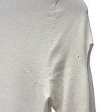 Prada White Cutout Mock Neck Long Sleeve Top