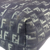 Fendi Purple Denim Roll Zucchino Tote