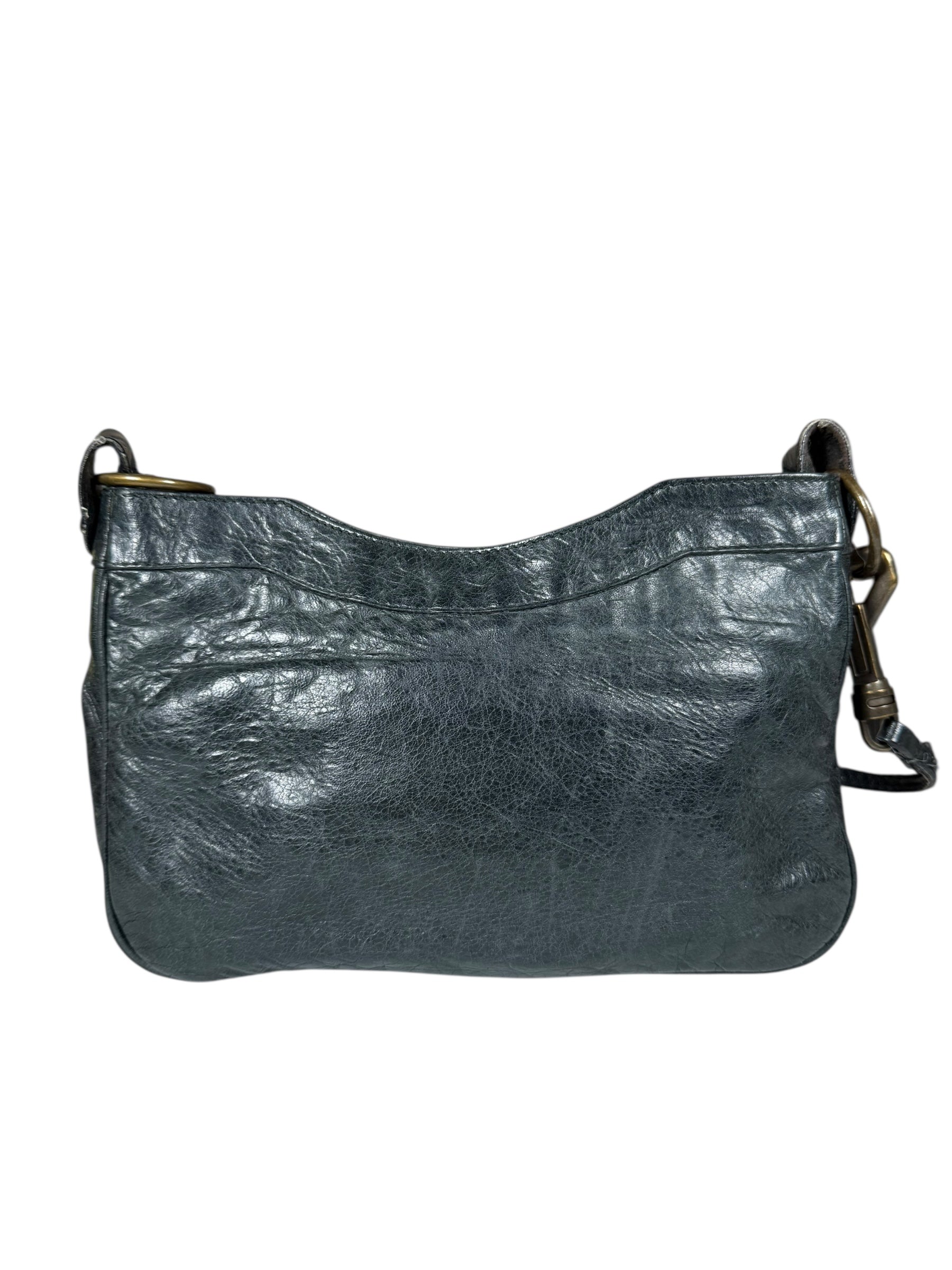 Balenciaga Black Moto Crossbody Bag