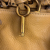 Chloe Yellow Leather Paddington Shoulder Bag
