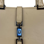 Gucci Vintage Beige Leather Jackie Tote Bag