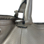 Prada Grey Vitello Daino Leather 2Way Handbag