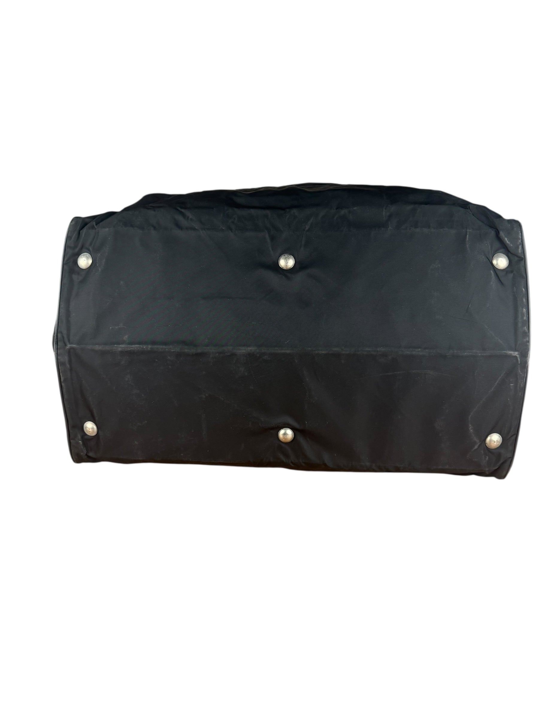Prada Black Nylon Vintage Duffle Bag