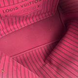 Louis Vuitton Monogram Neverful MM Pink Canvas-Lined Tote Bag