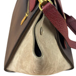 Celine Colorblock Leather/Suede Two-Way Bag