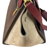 Celine Colorblock Leather/Suede Two-Way Bag