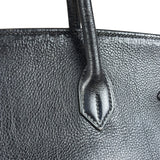 Hermes Black Togo Leather Birkin 40 Handbag Gold 1998