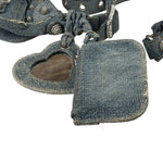 Balenciaga Denim Le Cagole Rhinestones Crossbody Bag