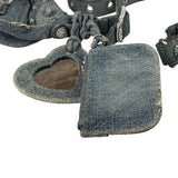 Balenciaga Denim Le Cagole Rhinestones Crossbody Bag