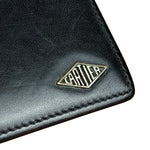 Cartier Black Leather Louis Multipurpose Continental Long Wallet