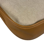 Hermes Brown Leather Trim Evelyne 2004