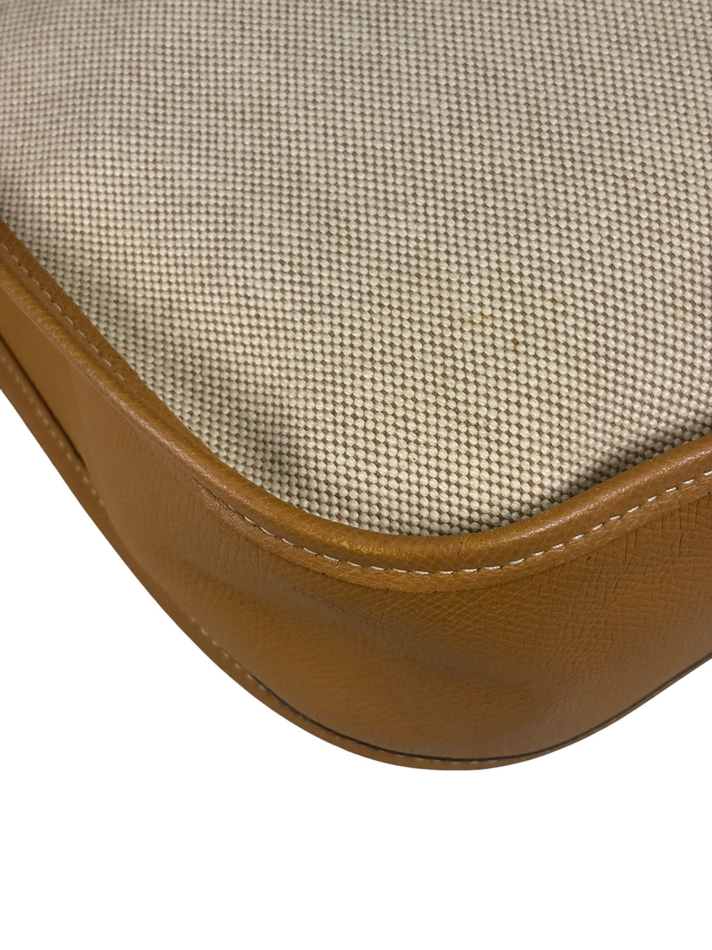 Hermes Brown Leather Trim Evelyne 2004
