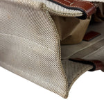 Chloé Canvas Beige/Brown Medium Woody Tote