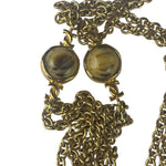 Chanel Vintage Multi-Chain Swirl Domed Ball Beads Necklaces