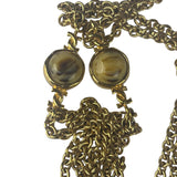 Chanel Vintage Multi-Chain Swirl Domed Ball Beads Necklaces