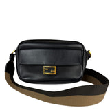Fendi Black Leather Camera Crossbody