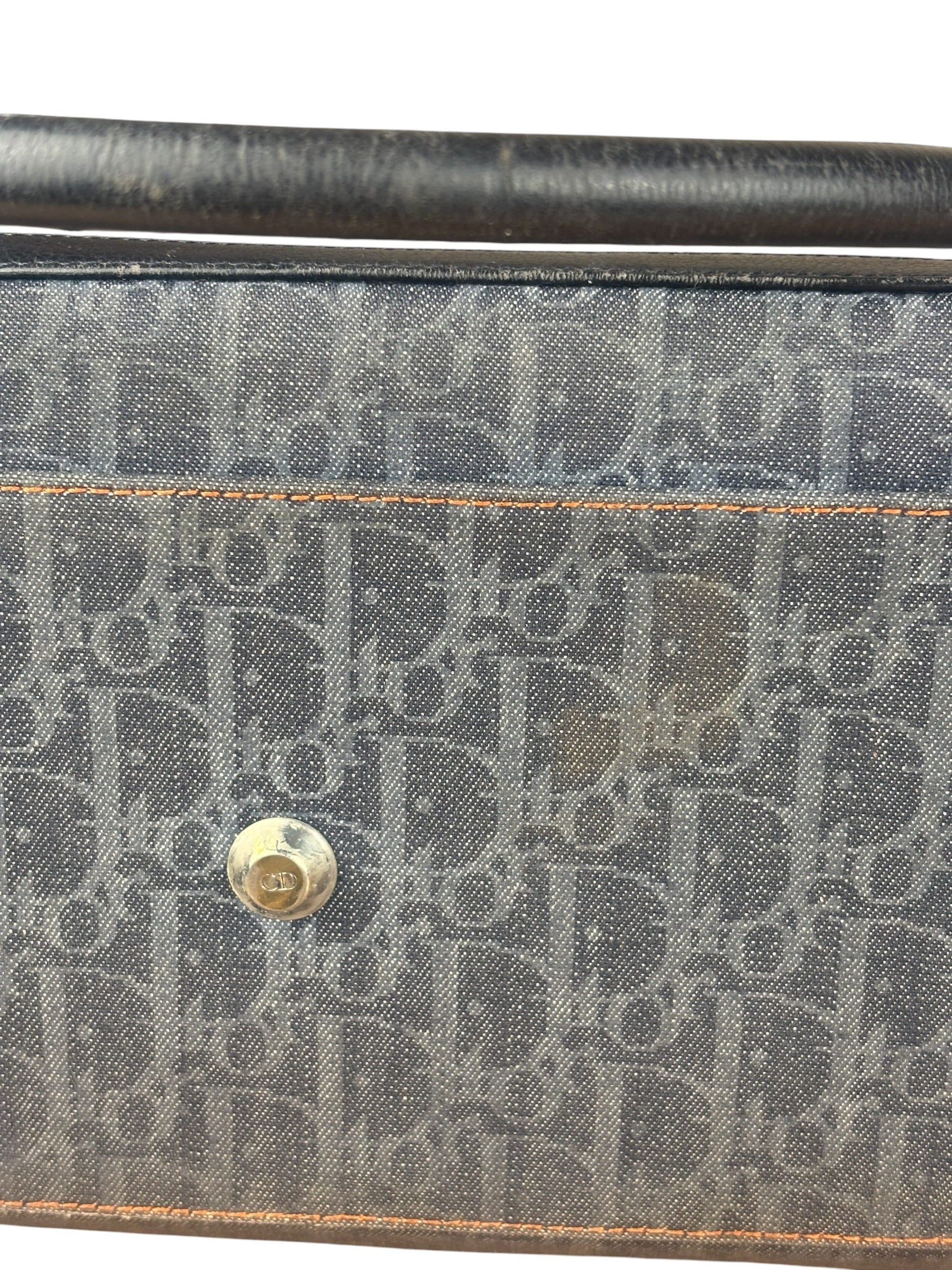 Christan Dior Vintage Diorissimo Flight Trotter Tote