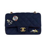 Chanel Quilted Navy Paris Hamburg Collection 2018