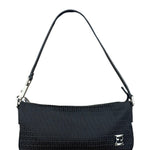 Fendi Vintage Black FF Print Pochette