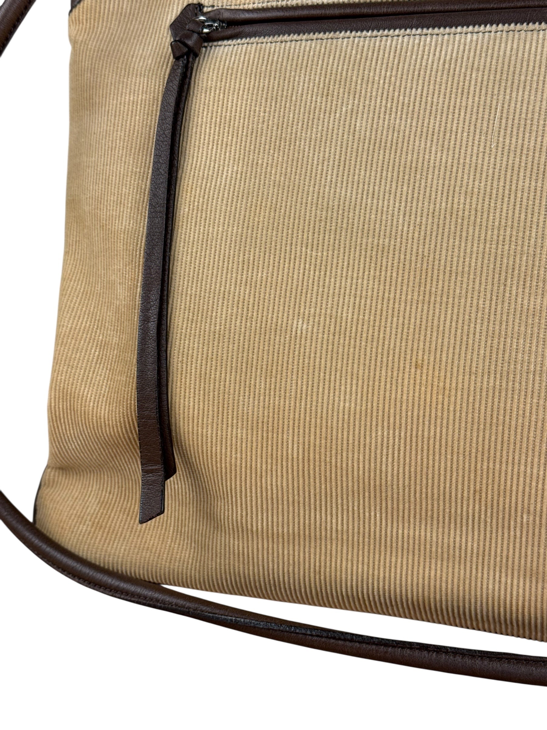 Burberry Blue Label Corduroy Leather Crossbody