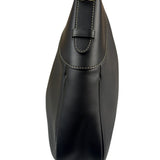 Gucci Black Leather GG Emblem Hobo Bag