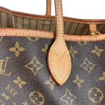 Louis Vuitton Dark Brown Canvas Monogram Neverfull Shoulder Bag PM