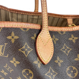 Louis Vuitton Dark Brown Canvas Monogram Neverfull Shoulder Bag PM