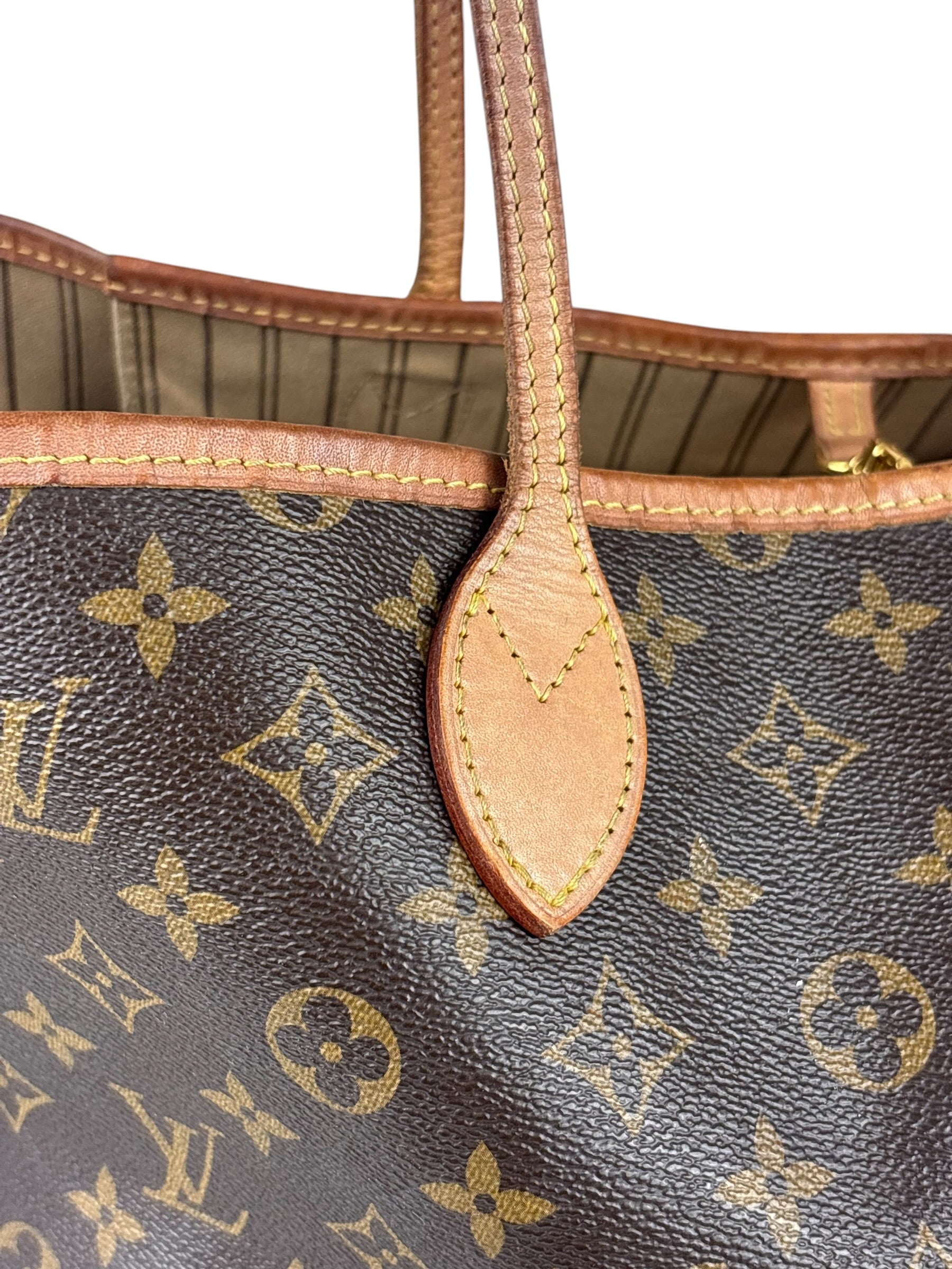 Louis Vuitton Dark Brown Canvas Monogram Neverfull Shoulder Bag PM