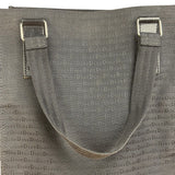 Christian Dior Vintage Black Logo Print Canvas Tote