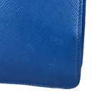 Prada Blue Saffiano Leather 2Way Briefcase Bag