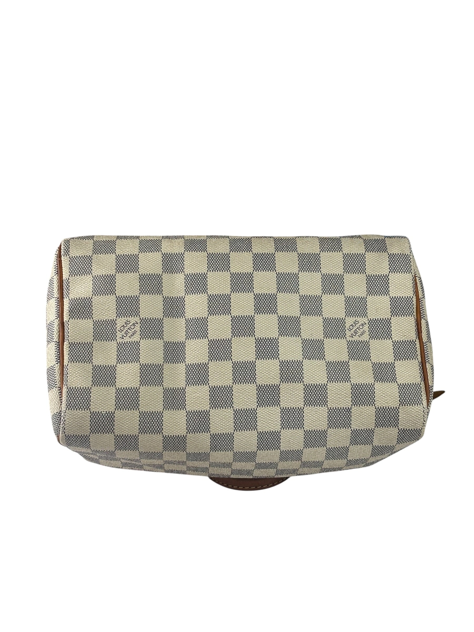 Louis Vuitton Diamier Azur Speedy 25