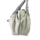 Fendi Vintage White Nappa Leather Spy Shoulder Bag