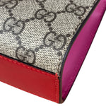 Gucci Padlock Medium Leather Chain Shoulder Bag Beige/Red/Pink
